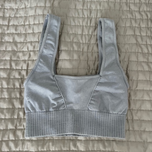 Free People Movement Grey High Waisted Leggings and Movement Bra SET XS/S - Picture 4 of 15